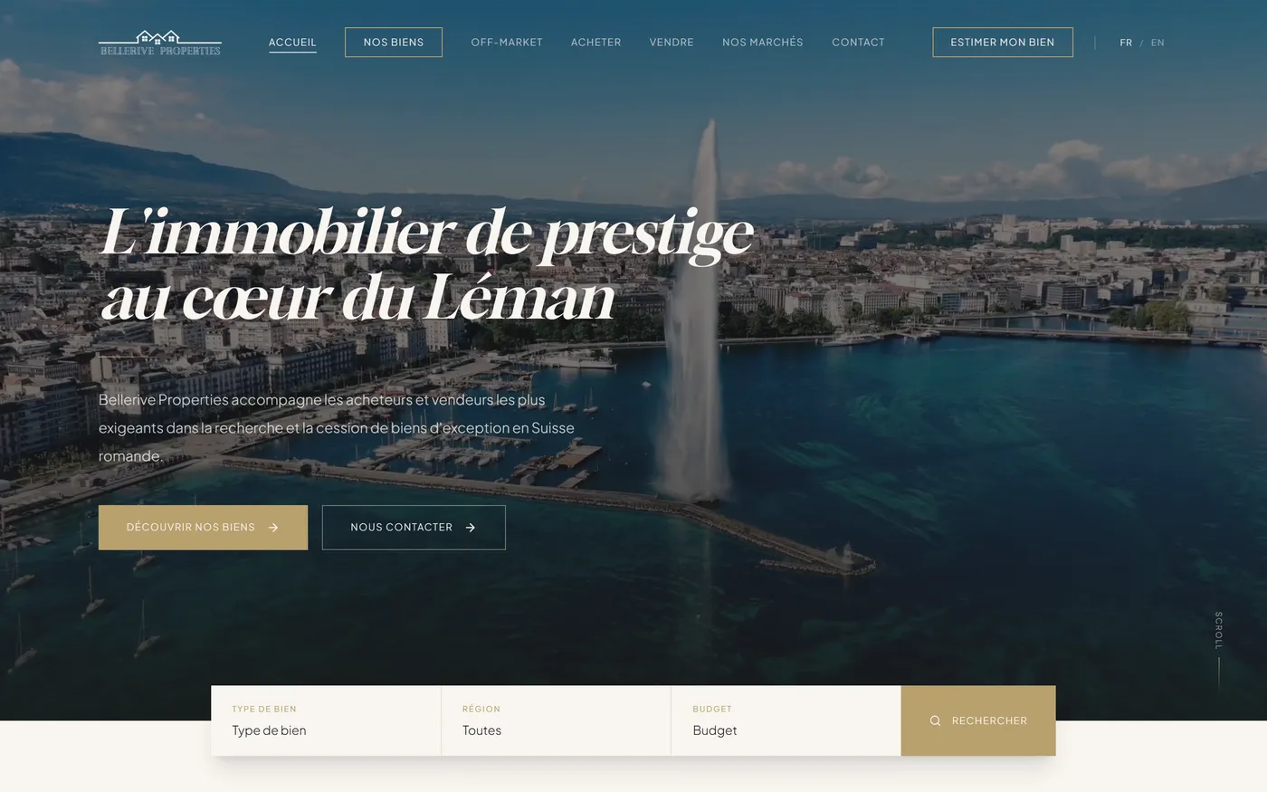 Le site Bellerive Properties