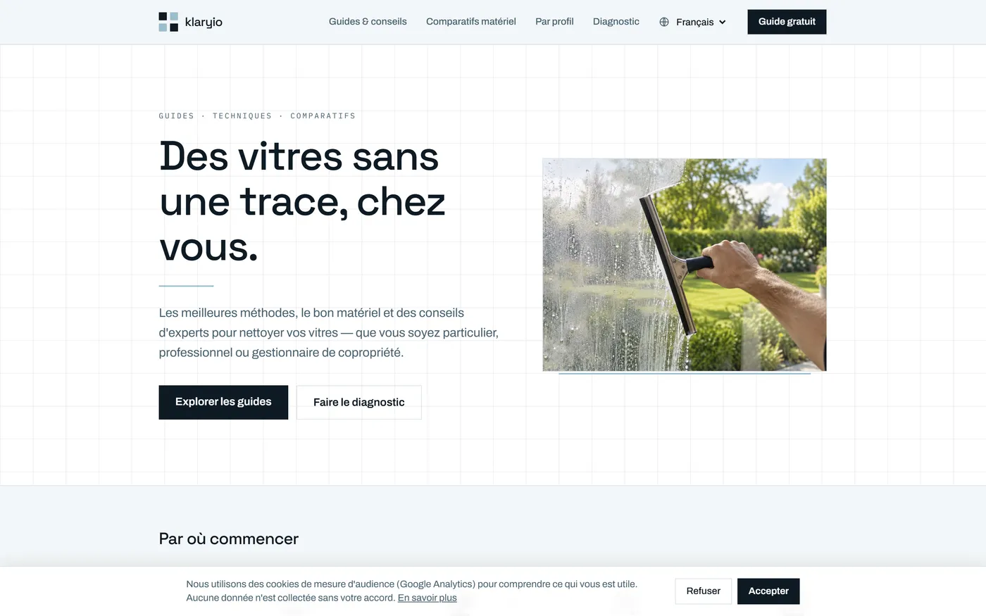 Le site Klaryio