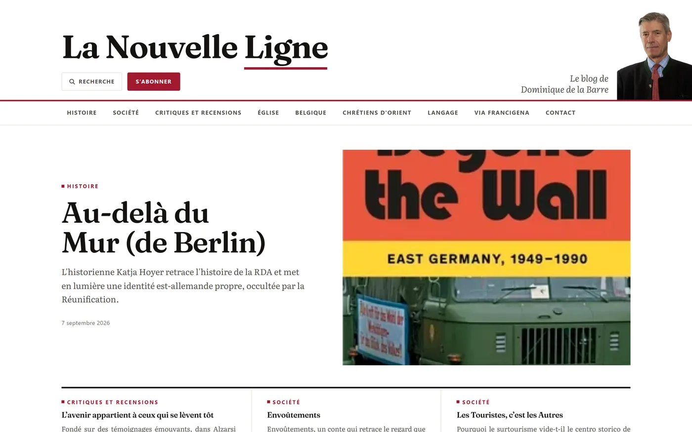 Le site La Nouvelle Ligne