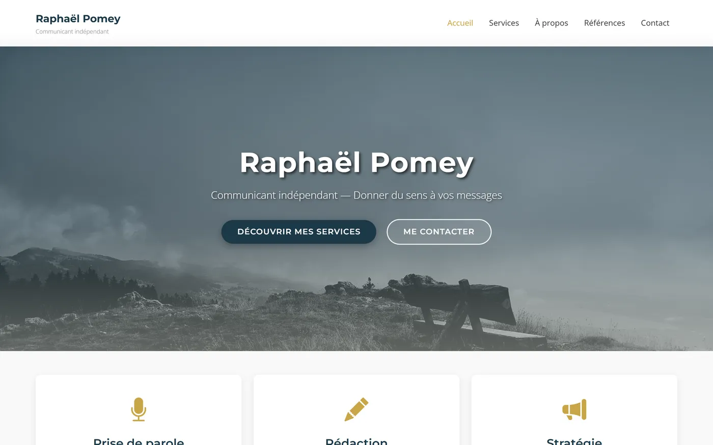 Le site Raphaël Pomey